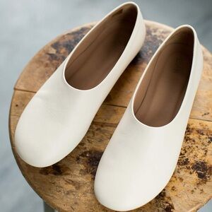 Lauren Manoogian Mat Shoe in Gesso (off-white), Size 38